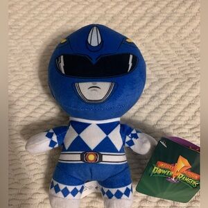 Power Rangers  Billy Cranston Big Head Blue Plush Toy 7 inches NWT